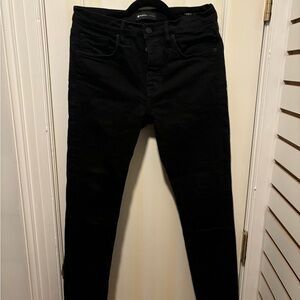Purple Brand Men’s Deep Skinny Black Jeans - Size 31